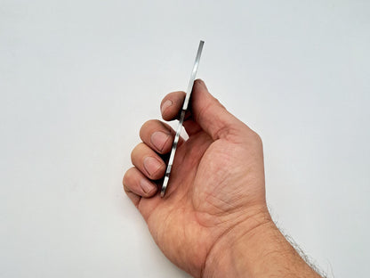 Small Urban Drop Point Knife Blank (unfinished): High-Carbon or Stainless Steel, DIY Knife Making