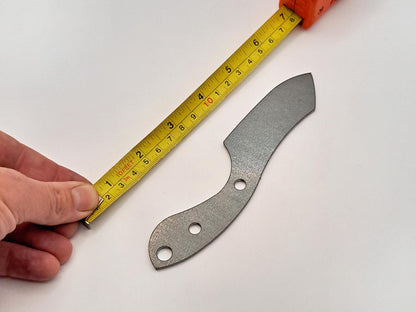 Mini Cleaver EDC Knife Blank (Unfinished): High Carbon or Stainless Steel, DIY Blade