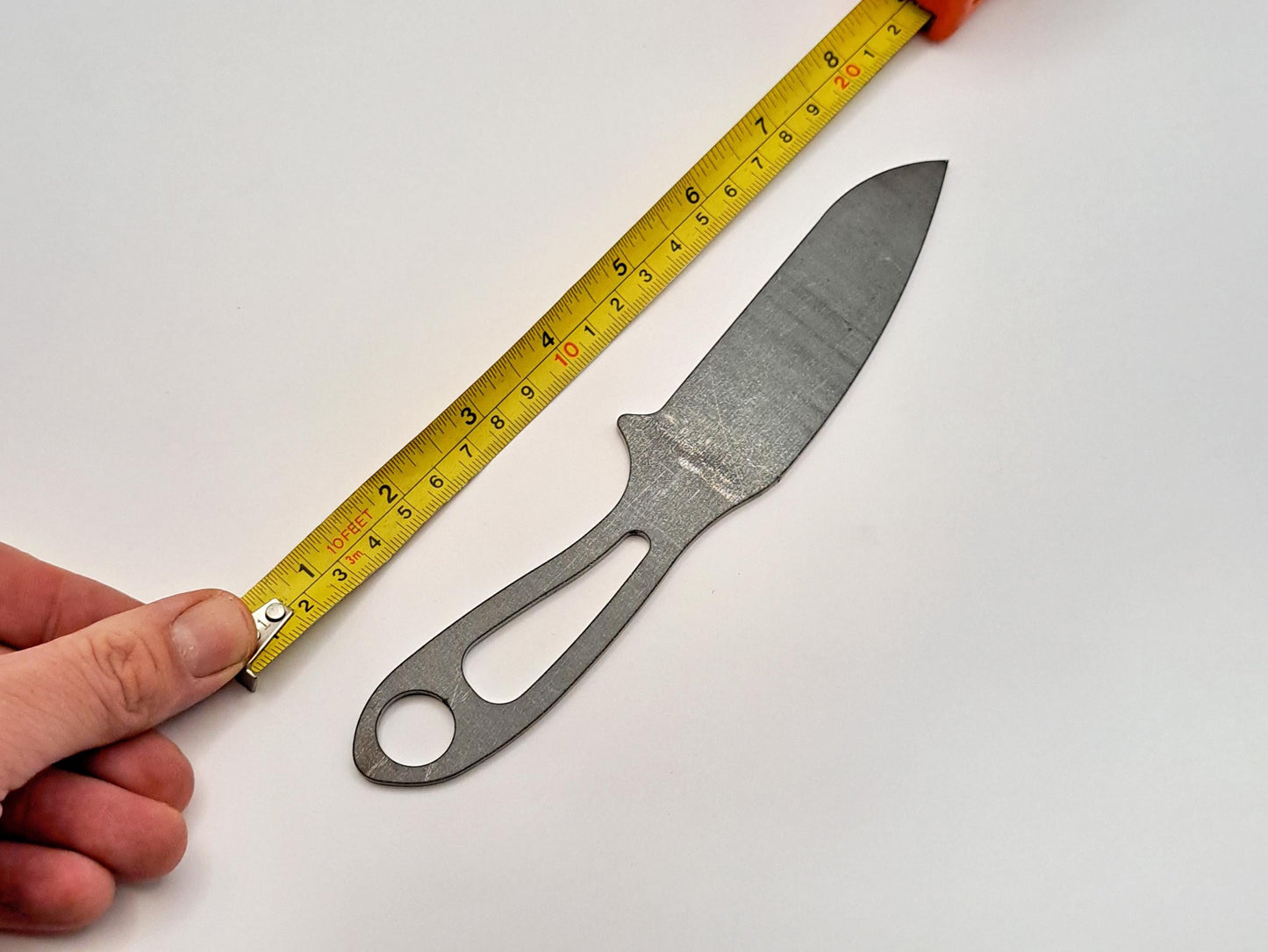 Survival EDC Knife Blank (Unfinished): High Carbon or Stainless Steel,  DIY Knife Making